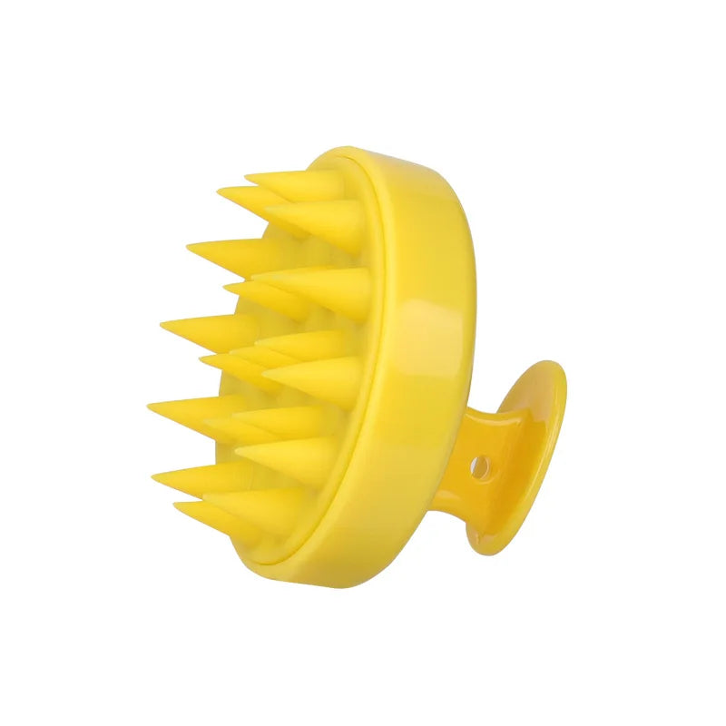 Silicone Shampoo Brush Head Scalp Massage