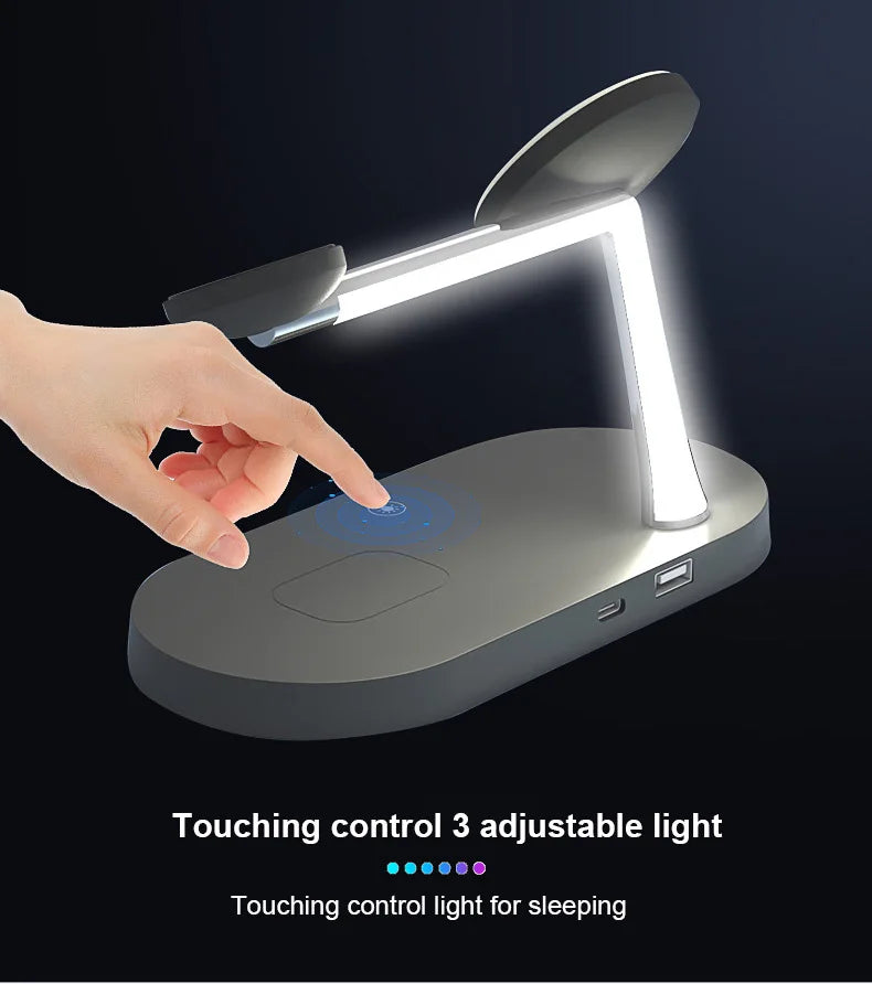 3 In 1 Magnetic Wireless Charger  For iPhone , Apple Watch ,Airpods