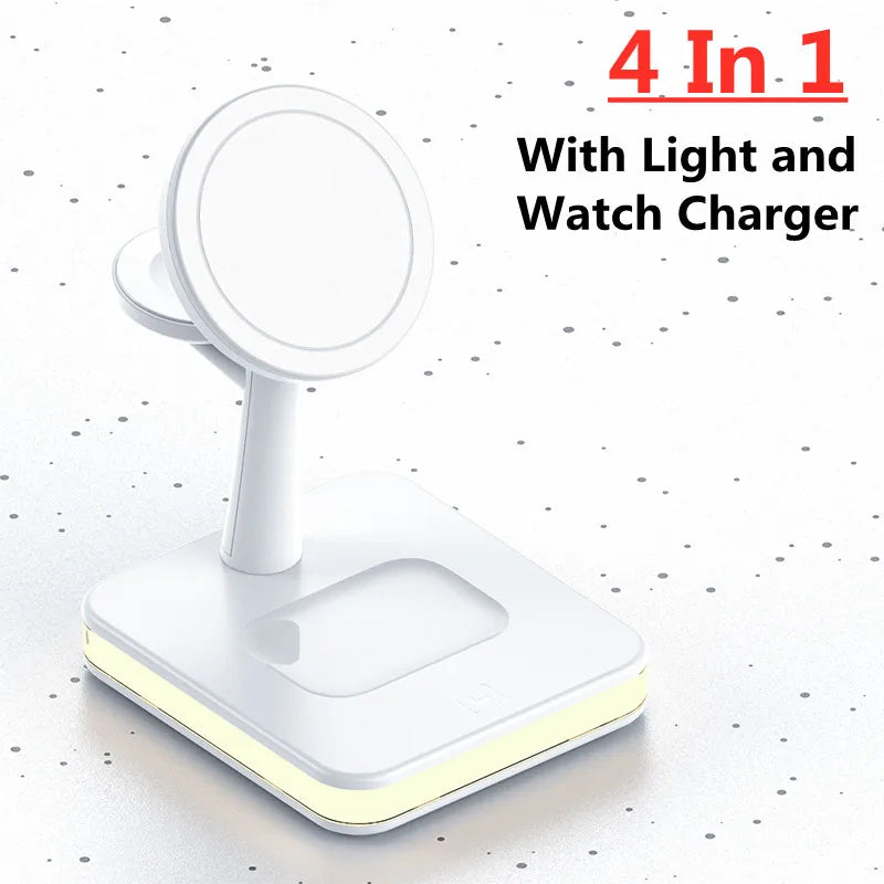 3 In 1 Magnetic Wireless Charger  For iPhone , Apple Watch ,Airpods