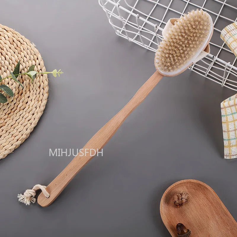 2 In 1 Dry Skin Body Massage Brush