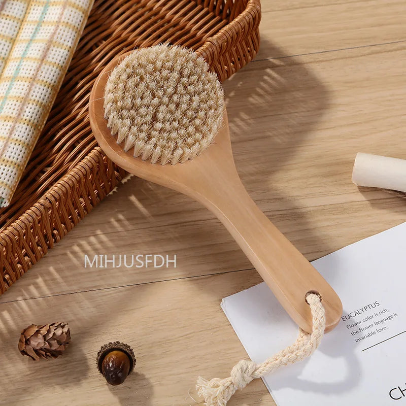 2 In 1 Dry Skin Body Massage Brush