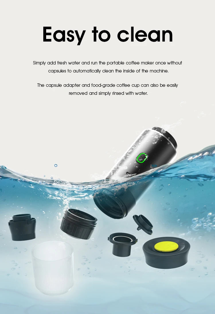 Wireless Portable Espresso Coffee Machine 3-in-1