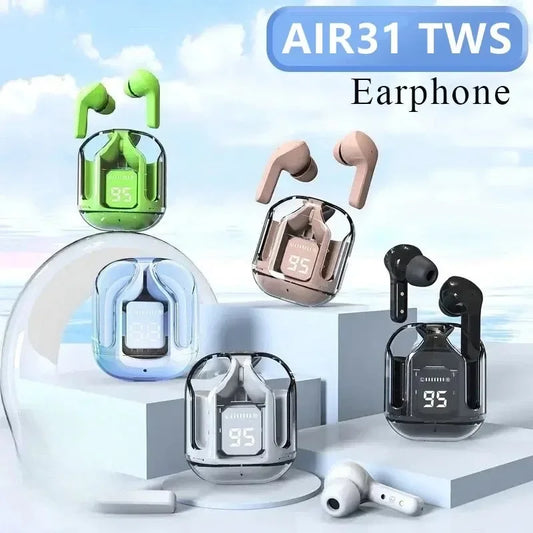Original T2 Wireless Bluetooth Transparent HIFI Headphones