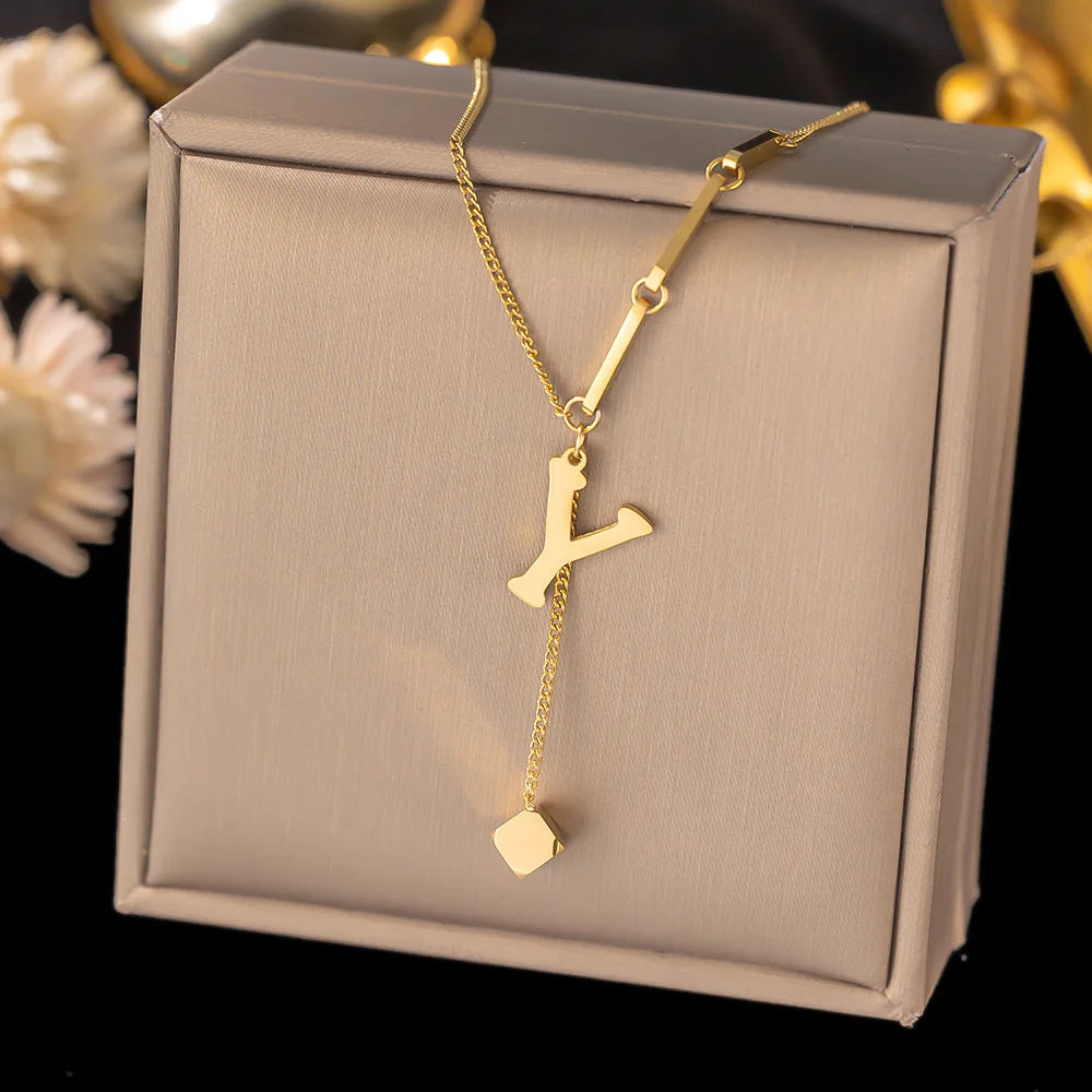 Initial Letter Necklace