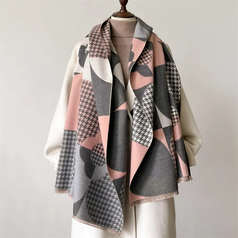 Luxury Winter Scarf Thick Soft Poncho Scarves