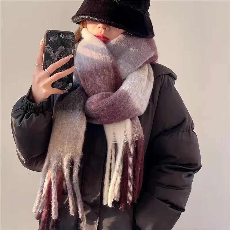 Winter Cashmere Scarf Shawl