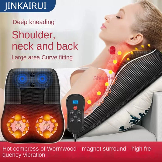 Electric Shiatsu Head Neck Cervical traction Body Massager
