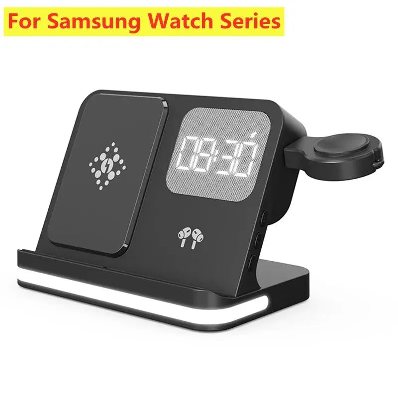 Wireless Charger Stand For iPhone 15 14 Samsung S23 S22 Ultra Fold Z Flip