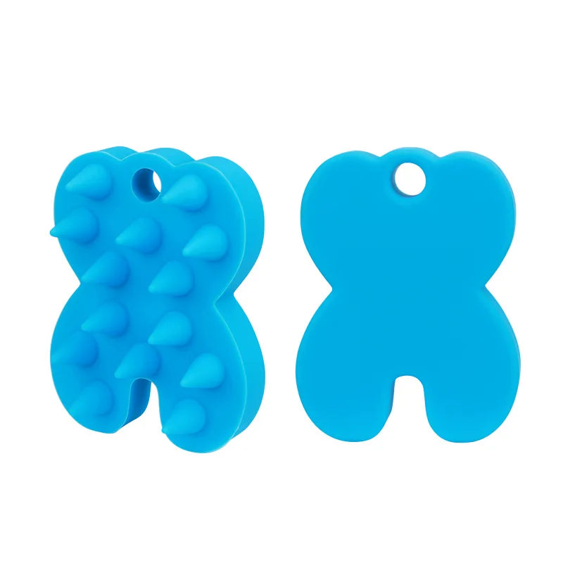 Silicone Shampoo Brush Head Scalp Massage