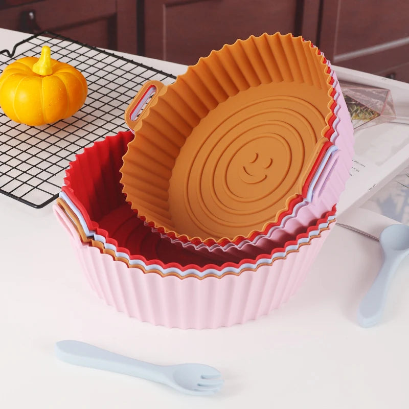 Silicone Air Fryers Oven Baking Tray