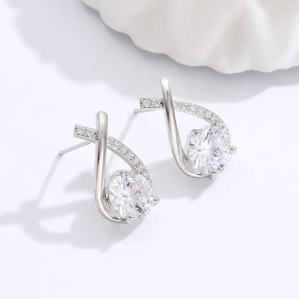 Elegant Crystal  Earrings