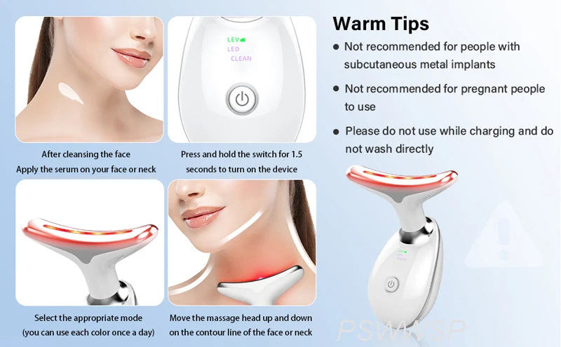 Face & neck Massager "  Lifting Tighten Skin "