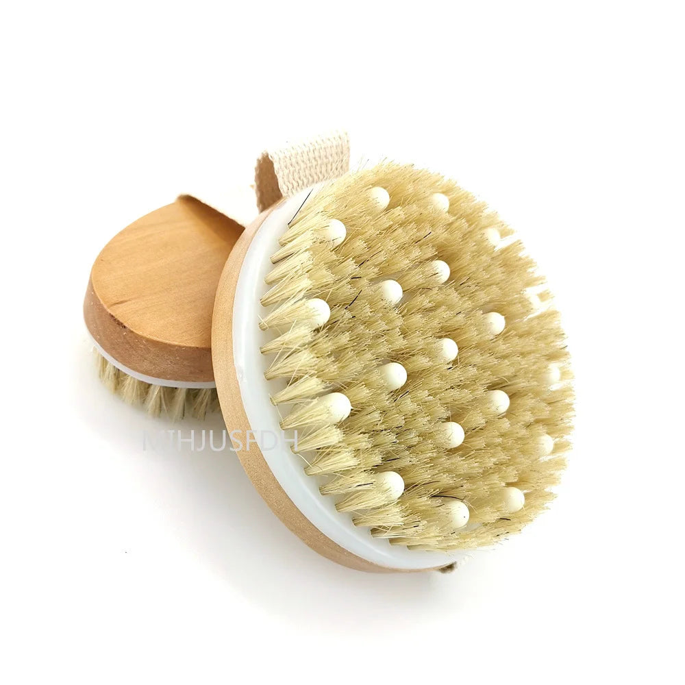 2 In 1 Dry Skin Body Massage Brush