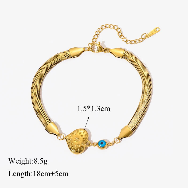 Stainless Steel Gold Color Bracelet