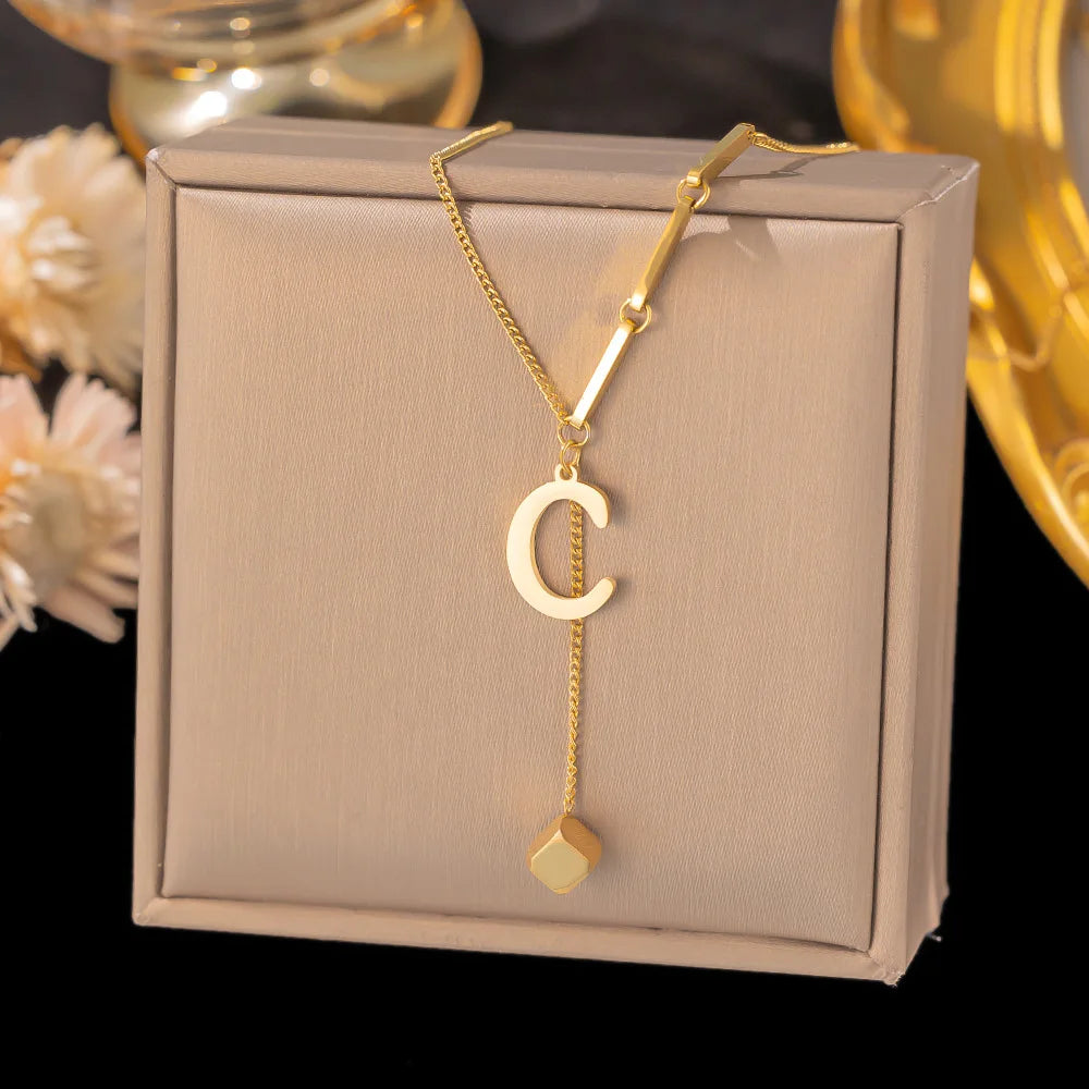 Initial Letter Necklace