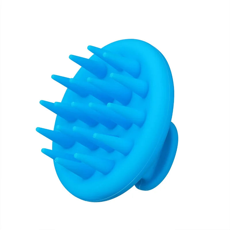 Silicone Shampoo Brush Head Scalp Massage
