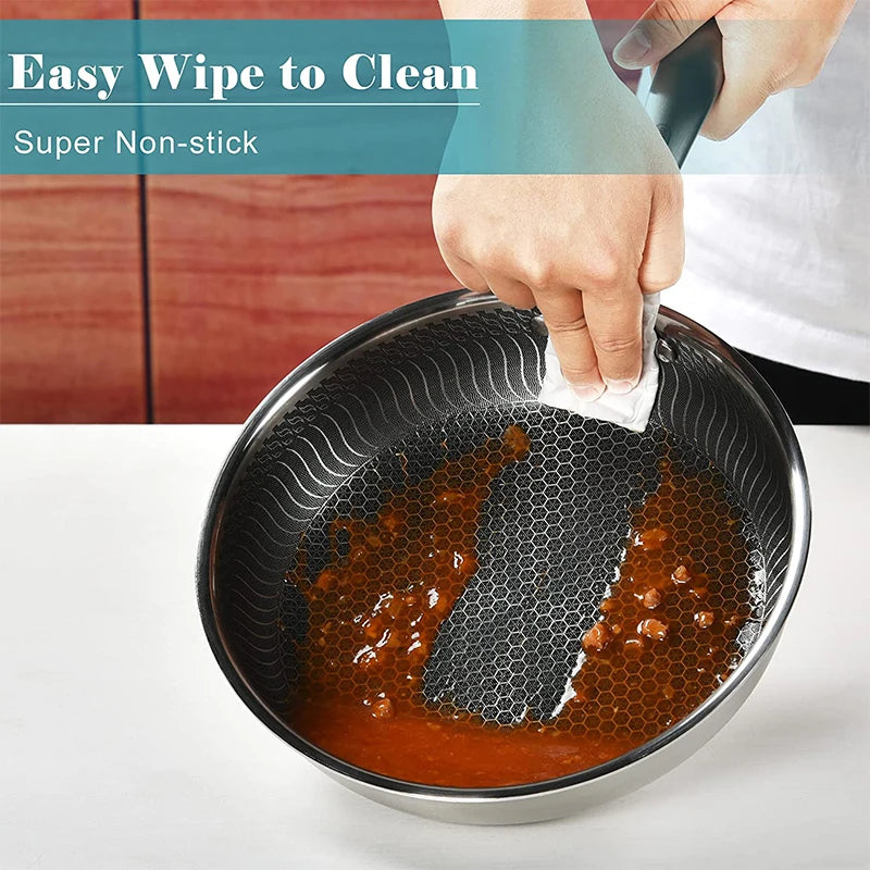 Stainless Steel Frying Pan Nonstick