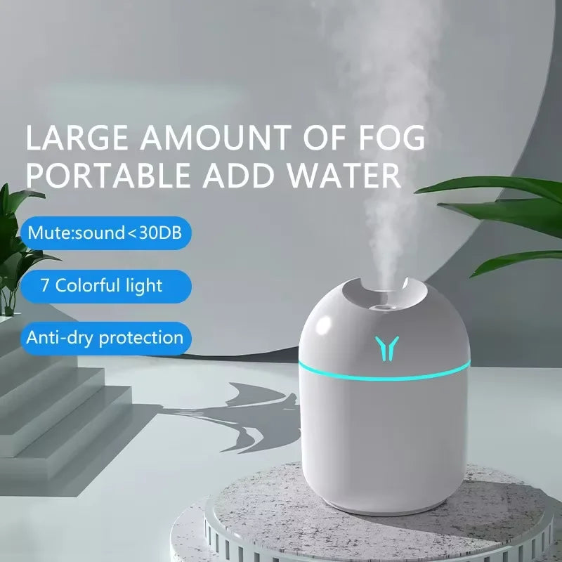 Portable USB ultrasonic air humidifier
