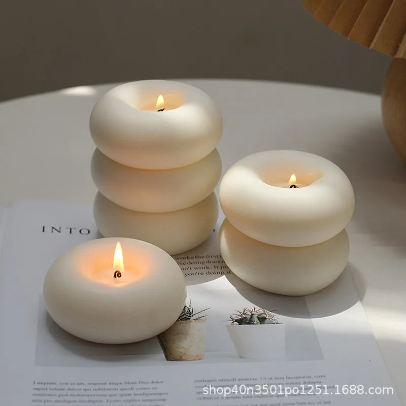 Donut Circles Aromatherapy Candles