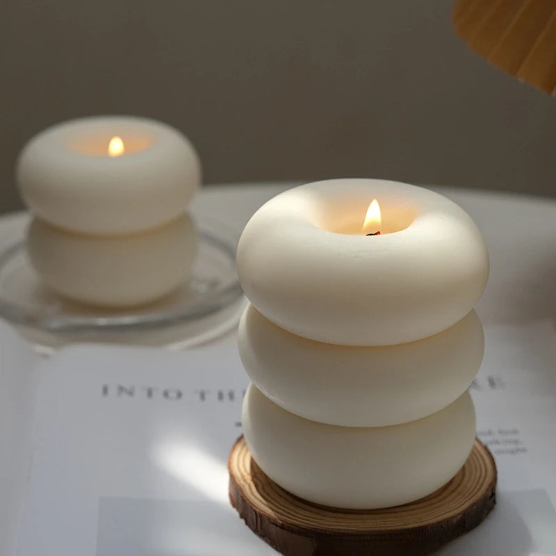 Donut Circles Aromatherapy Candles