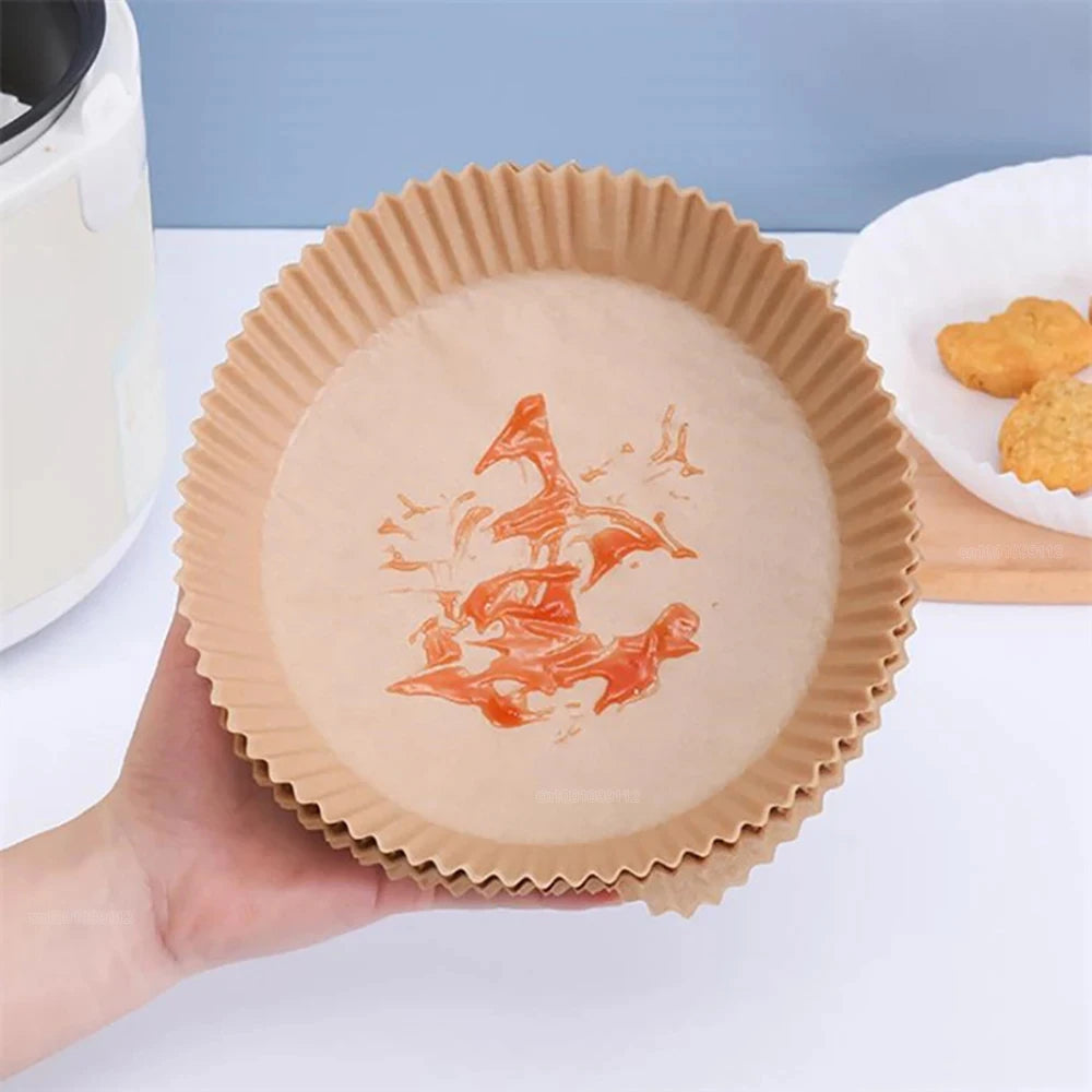 50/100Pcs Air Fryer Disposable Paper Non-Stick