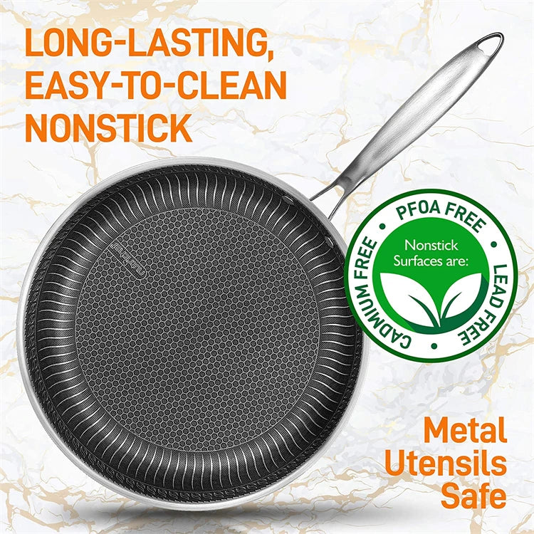 Stainless Steel Frying Pan Nonstick