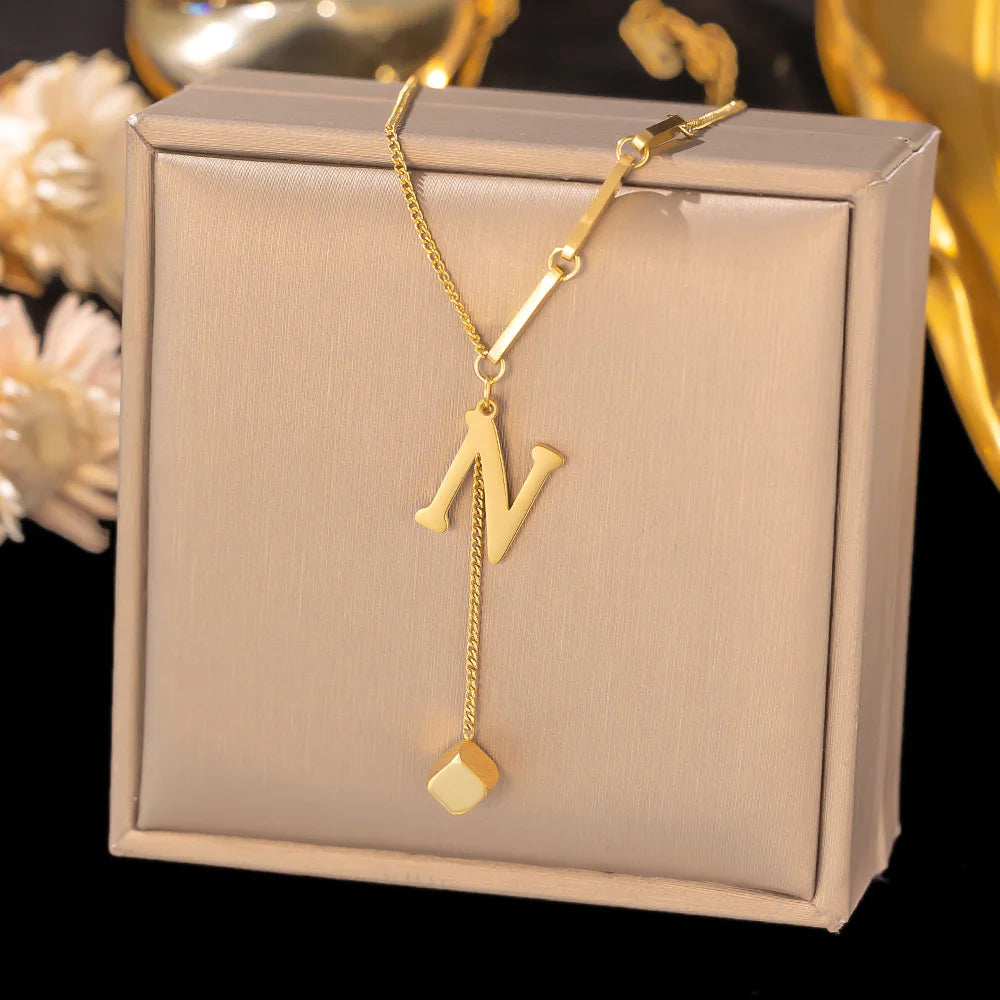 Initial Letter Necklace