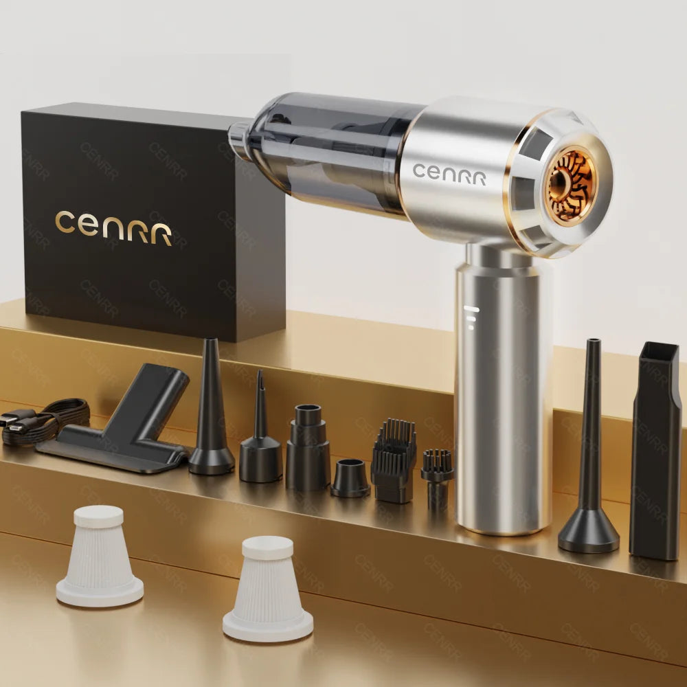 Cenrr Mini Car Vacuum Cleaner Cordless