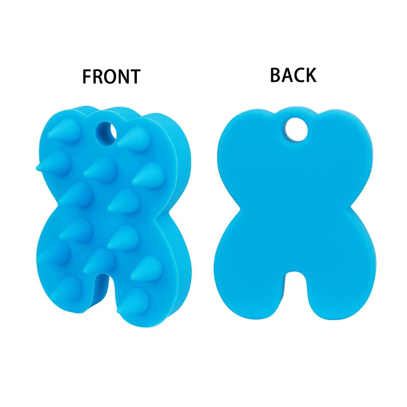 Silicone Shampoo Brush Head Scalp Massage