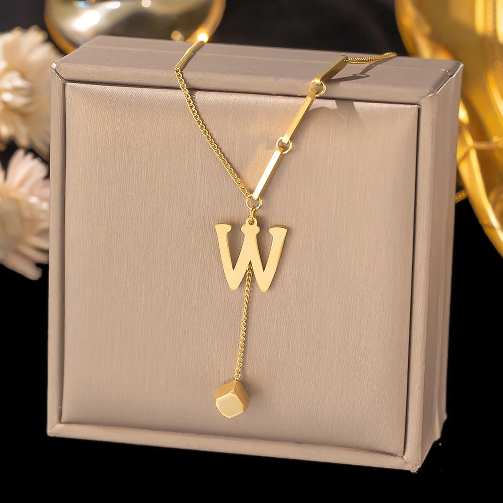 Initial Letter Necklace