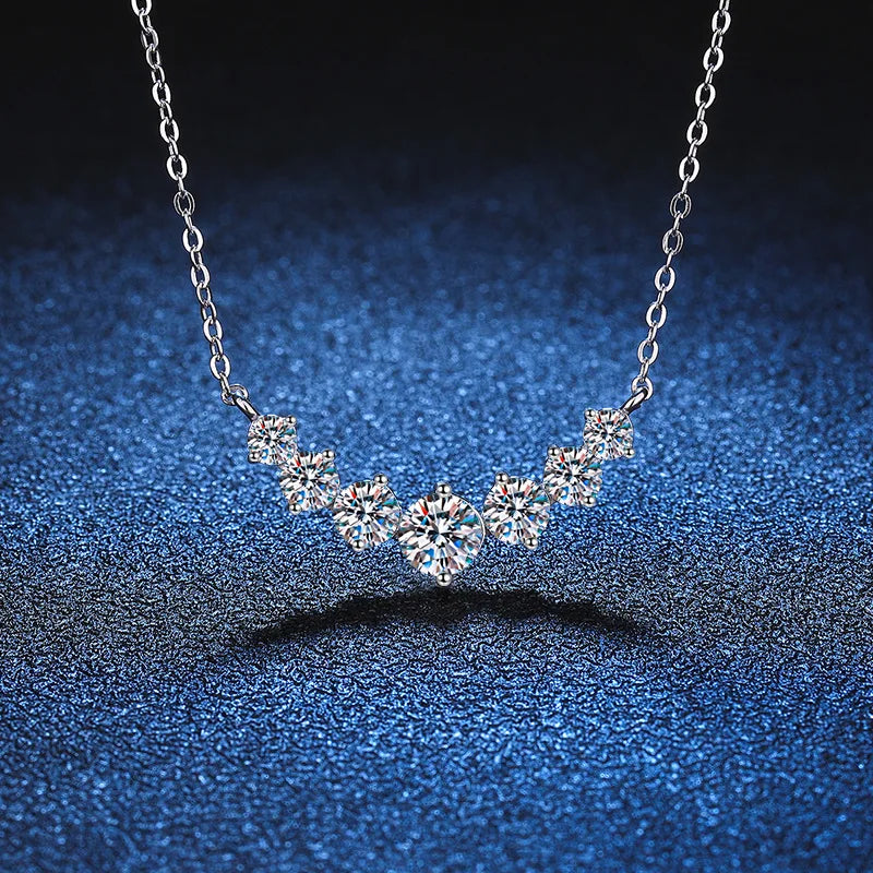 Moissanite Necklace for  Wedding