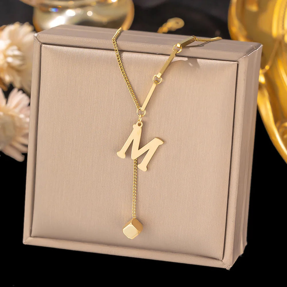 Initial Letter Necklace