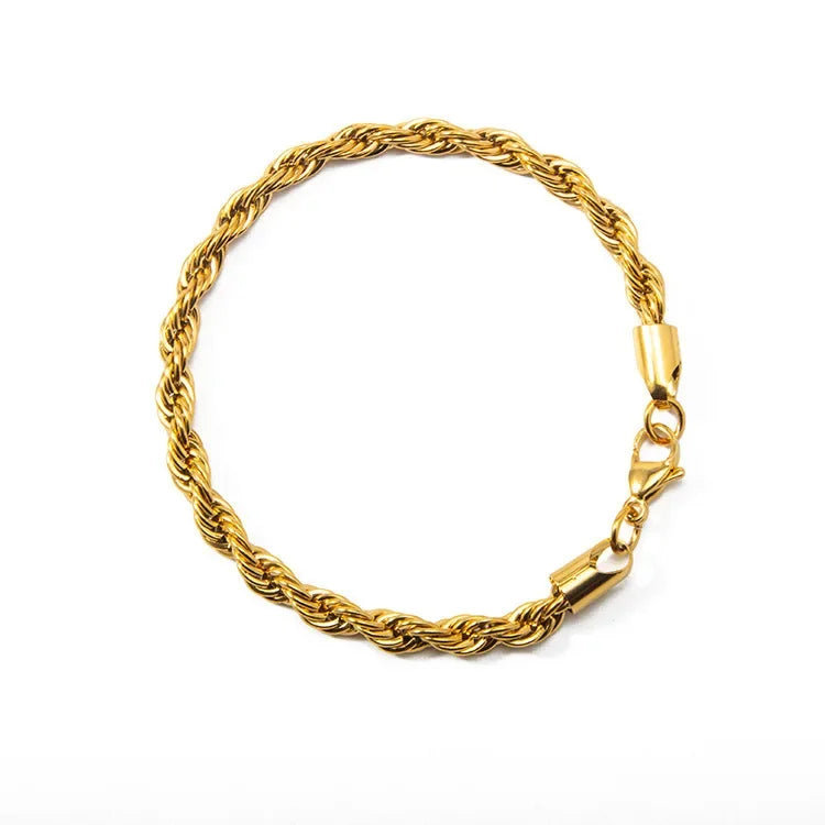 Luxury Charm Love Braided Leaf Bracelet
