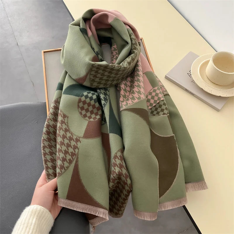 Luxury Winter Scarf Thick Soft Poncho Scarves