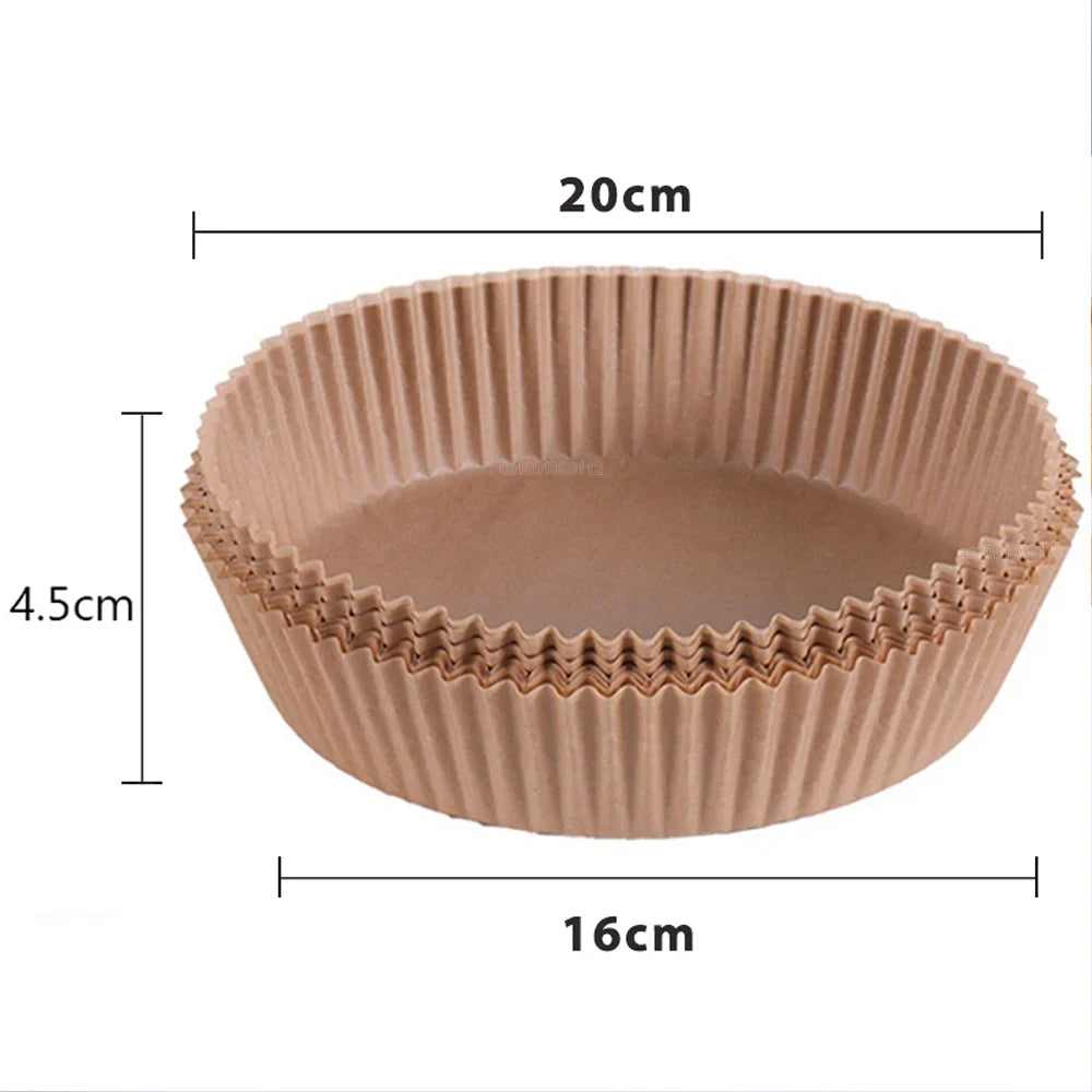 50/100Pcs Air Fryer Disposable Paper Non-Stick