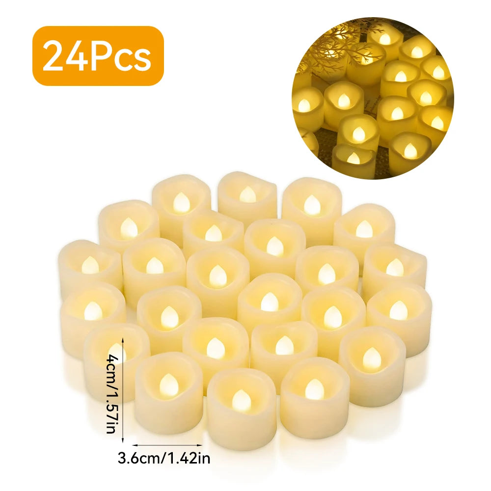 24 Pcs Flameless Led Candles