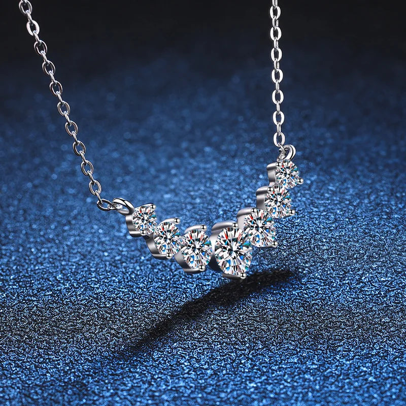 Moissanite Necklace for  Wedding