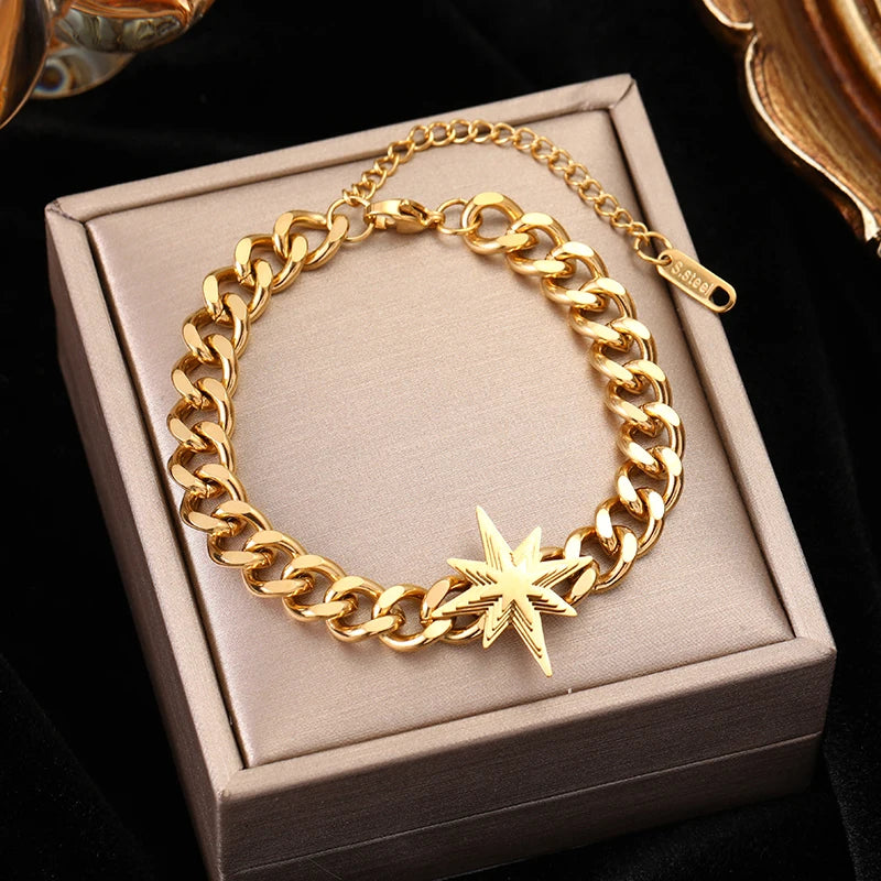 Stainless Steel Gold Color Bracelet