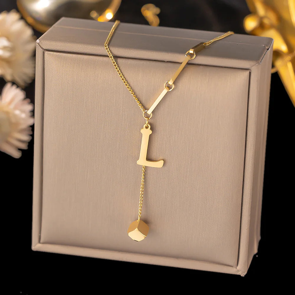 Initial Letter Necklace