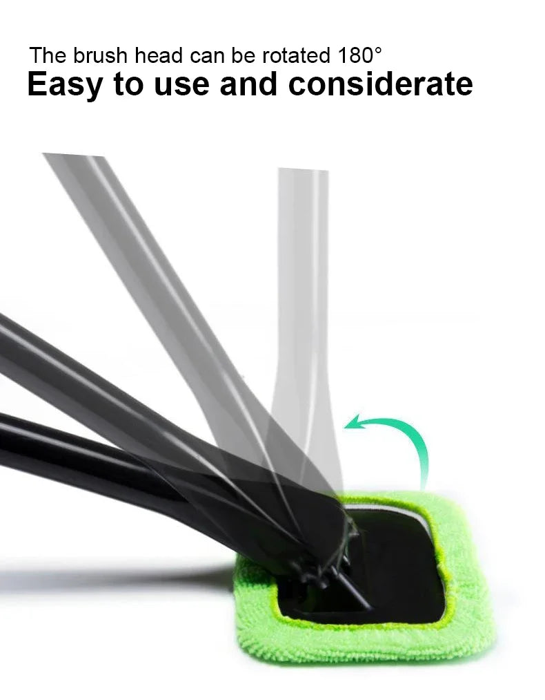 Car Window Cleaner Brush Kit Microfiber