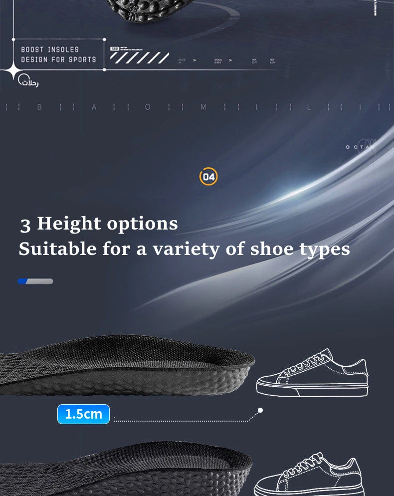 Height Increase Templates Sports Shock Absorption