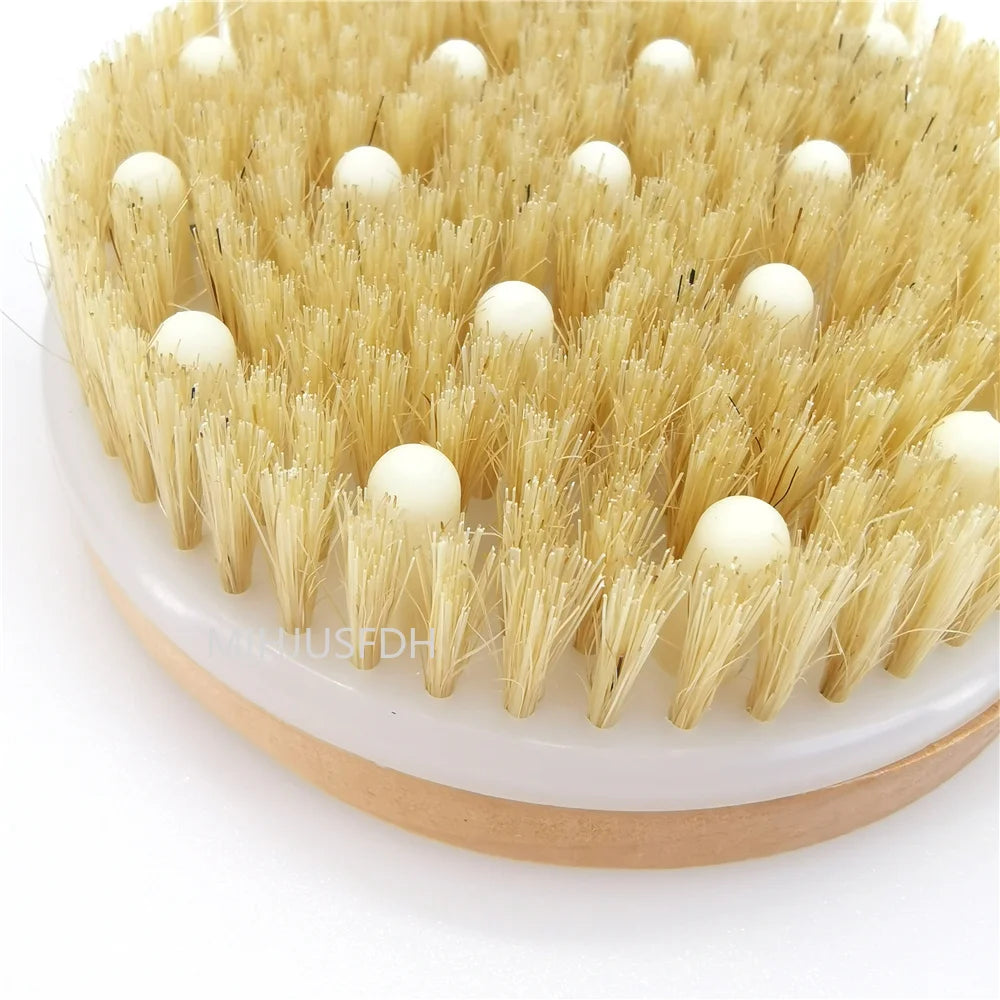 2 In 1 Dry Skin Body Massage Brush