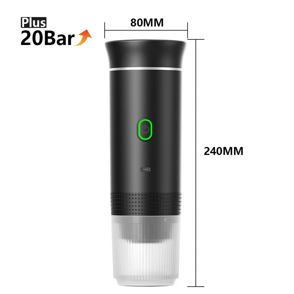 Wireless Portable Espresso Coffee Machine 3-in-1