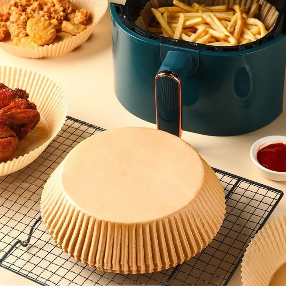 50/100Pcs Air Fryer Disposable Paper Non-Stick