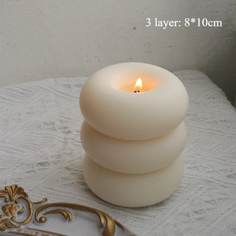 Donut Circles Aromatherapy Candles