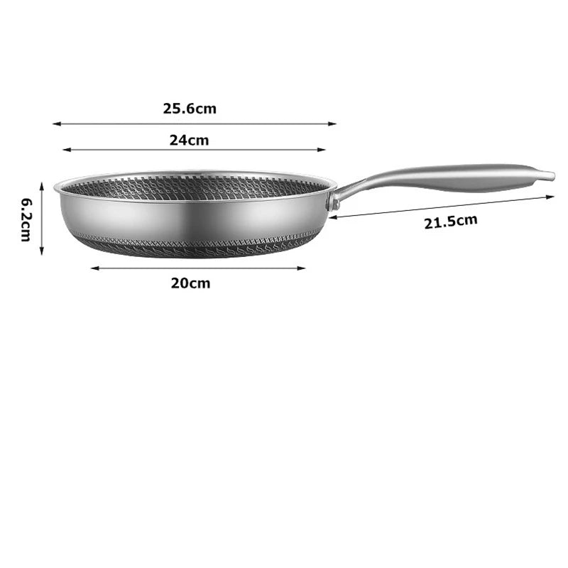 Stainless Steel Frying Pan Nonstick