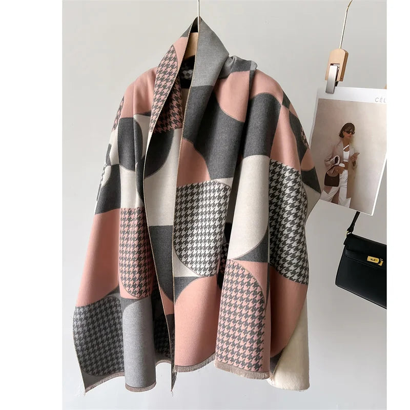 Luxury Winter Scarf Thick Soft Poncho Scarves