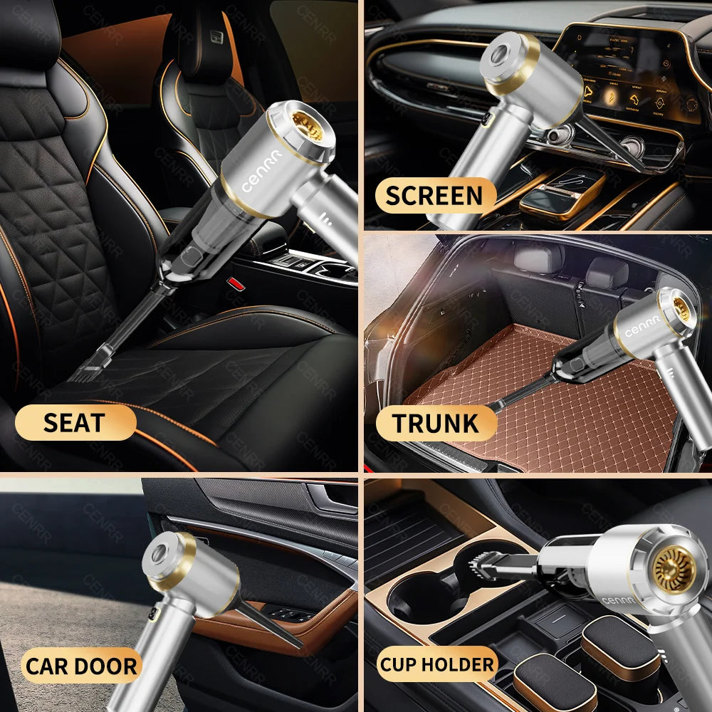 Cenrr Mini Car Vacuum Cleaner Cordless