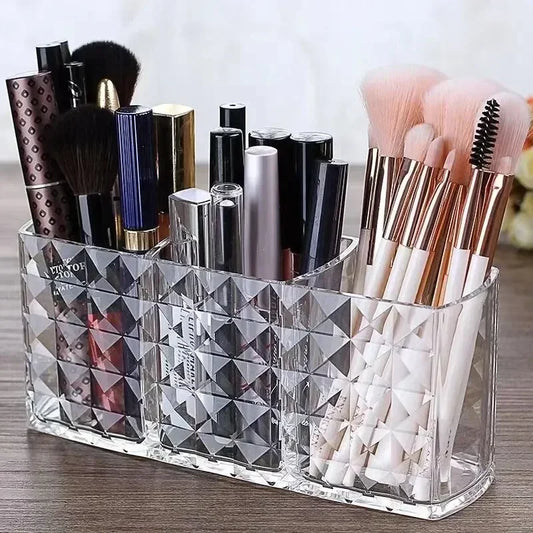 Diamond Patterned Mirror Cabinet Storage Box