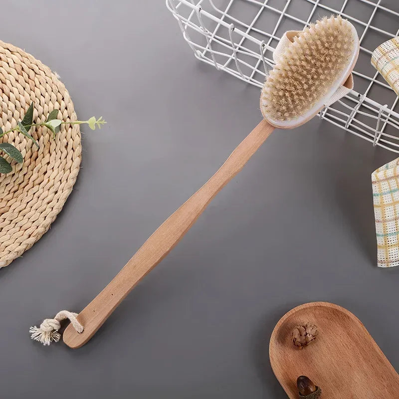2 In 1 Dry Skin Body Massage Brush